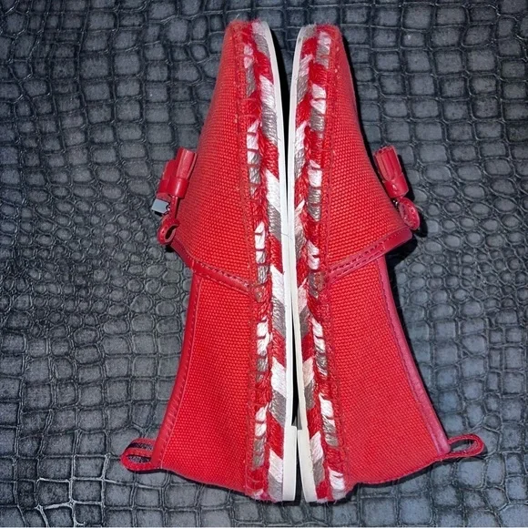 Coach Madison Orange Red Canvas Leather Espadrille
Loafers 5.5 spring summer - Picture 8 of 8